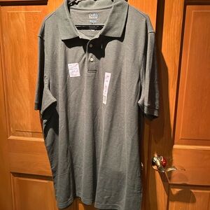 Croft & Barrow Green Polo Shirt Casual Comfort 🍎